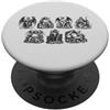 Demonique Tees and Ars Goetia Demon Gift Maestà Infernale L'Ars Goetia Seven PopSockets PopGrip Adesivo