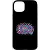Patch Array Custodia per iPhone 15 Plus Chaos patch codificato a colori