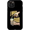 Grandio Design Beer & Alcohol Lover Drin Custodia per iPhone 11 Pro Funny Beer Lover I Make Pour Decisions Hands - Bottiglia da pinta