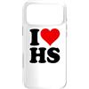 I HEART LOVE HS Custodia per iPhone 17 Pro Max AMO UN CUORE, LUI È SUO.
