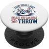 Steal The Base Sports Baseball non ruberai Battere il tiro PopSockets PopGrip Adesivo