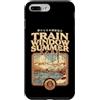 Quiet Japan Heritage Series Custodia per iPhone 7 Plus/8 Plus Giappone Treno Finestra Estate Campo di Riso Rurale Giapponese Souvenir