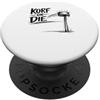 Divertente giocatore di Korfball Korf sq Korf or Die Korfball Divertente regalo per la squadra PopSockets PopGrip Adesivo