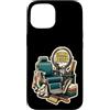 Jimbeels Custodia per iPhone 15 CHAIR RESET Riordino Barbiere