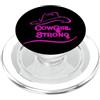 Western Heritage Girls Co Cowgirl forte rosa cappello western country silhouette grafica PopSockets PopGrip per MagSafe