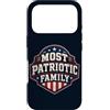 Patriotic USA America Anniversary Pride Custodia per iPhone 17 Pro Famiglia Patriottica 4 luglio