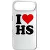I HEART LOVE HS Custodia per iPhone Air AMO UN CUORE, LUI È SUO.