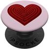 Funny Crochet Tees Filato Love Heart per maglieria PopSockets PopGrip Adesivo