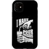 Grandio Design Beer & Alcohol Lover Drin Custodia per iPhone 11 Funny Beer Lover I Make Pour Decisions Hands - Bottiglia da pinta