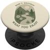 Enjoy With Care Non distruggere ciò che ti piace montagna natura foresta PopSockets PopGrip Adesivo
