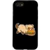ferret burger cute animal snack thief ka Custodia per iPhone SE (2020) / 7/8 Furetto Sneaks Burger Cartone animato