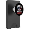 Uncle of the Little Firecracker Family F Zio del piccolo petardo 4 luglio Divertimento PopSockets PopWallet per MagSafe