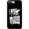 Grandio Design Beer & Alcohol Lover Drin Custodia per iPhone 7 Plus/8 Plus Funny Beer Lover I Make Pour Decisions Hands - Bottiglia da pinta
