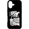 Grandio Design Beer & Alcohol Lover Drin Custodia per iPhone 17 Funny Beer Lover I Make Pour Decisions Hands - Bottiglia da pinta