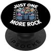 Cercatore Di Minerali Cacciatore Di Foss Just One More Rock Rockhounding Cercatore Minerali PopSockets PopGrip Adesivo