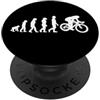 Indoor Cycling / Indoor Cyclists Fun Fit Ciclismo indoor Evolution Of Humanity/Ciclista indoor divertente PopSockets PopGrip Adesivo