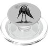 Demonique Tees and Ars Goetia Demon Gift Stolas Corona di Mezzanotte PopSockets PopGrip per MagSafe