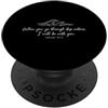 Christian Scripture Inspirational Bible Quando si passa attraverso acque profonde Bibbia cristiana Versi Fede PopSockets PopGrip Adesivo
