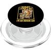 Cozy Feline Crafts Mi dispiace, non posso andare al coperto, amante del lavoro a maglia per gatti PopSockets PopGrip per MagSafe