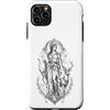 Wholesome Sketch Co Custodia per iPhone 11 Pro Max Artemide Dea Greca Caccia alla Luna Cervo Mitologia Opera d'arte