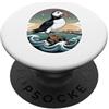Sea Parrot Lover Gifts Puffin Island Reykjavik Iceland Seabird Birder PopSockets PopGrip Adesivo