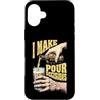 Grandio Design Beer & Alcohol Lover Drin Custodia per iPhone 16 Plus Funny Beer Lover I Make Pour Decisions Hands - Bottiglia da pinta