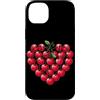 Cherry Aesthetic Summer Fruit Lover Red Custodia per iPhone 14 Plus Ciliegie Estetiche Rosse Cuore Di Ciliegia Alla Moda