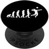 Volleyball Players / Volleyball Player F Pallavolo evoluzione dell'umanità/divertente design sportivo PopSockets PopGrip Adesivo
