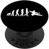 Tai Chi Beginner / Tai Chi Student / Fun Tai Chi Principianti/Evoluzione Dell'umanità Divertente Tai Chi Idea PopSockets PopGrip Adesivo