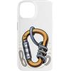 Mountain Climbing Climber Gifts Custodia per iPhone 14 Carabiner Rope Climbing Mountaineering Climber Gear