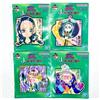 Bandai Spirits Set di 4 sottobicchieri in gomma pezzo unico Robin Franky Miraijima Egghead d...