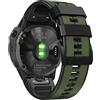 AISPORTS Cinturino per Orologio Quick Fit 22mm Compatibile con Garmin Instinct 2/Instinct Cinturino Silicone, Cinturino di Ricambio Cinturino per Garmin Descent G1/Epix Gen 2/Fenix 7/6/6 Pro/5/5 Plus