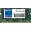 GLOBAL MEMORY 1 GB DDR 333 MHz PC2700 200-PIN SODIMM Memoria RAM per iBook G4 & Alluminio POWERBOOK G4