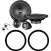 IPNOSIS Kit Anteriore 2 Casse AXTON ATC 200S per Audi A4 B8, Avant, Allroad B8 dal 2009 al 2015, A4 B9, Avant dal 2015 al 2019, Allroad B9 dal 2016 al 2019 + 2 Supporti + 2 Connettori