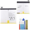 E-yiiviil Batteria di ricambio C12P1602 compatibile con ASUS ZenPad Z10 Z500M P001 ZT500KL 3S 10 Z500KL con strumenti
