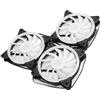Bewinner Ventola di Raffreddamento per PC RGB da 3 Pezzi da 120 Mm per Case del Computer, Ventola a 6 Pin con Cuscinetto Idraulico Ventola a Bassa Rumorosità e Flusso d'Aria Elevato con