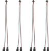 PATIKIL 30CM 1 a 2 Cavo Divisore ARGB, 4pz PWM Cavo Alimentazione Prolunga RGB Ventola con SM 3 Pin Spina Connettore per Scheda Madre Telaio Computer