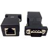 Haokiang VGA Extender, Haokiang (2-pack) VGA 15 pin maschio a Cat5/Cat6/RJ45 femmina adattatore connettore, cavo VGA prolunga a Cat5 CAT6 RJ45 jack accoppiatore