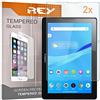 REY Pack 2X Pellicola salvaschermo per Lenovo Tab 2 A10-70 10,1 Modelo A7600-F, Pellicole salvaschermo Vetro Temperato 9H+, di qualità Premium Tablet