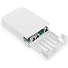 SinLoon Estensore PoE Gigabit da 30 W, adattatore PoE, standard IEEE 802.3af/at PoE+, 100/1000Mbps RJ45 1 a 2 iniettori POE a parete