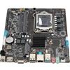 Vikye Scheda Madre Mini ITX Slot LGA 1150, Supporto DDR3 a Doppio Canale, CPU Core I3 I5 I7 4a 5a Generazione, Memoria da 16 GB, Architettura ITX, Interfacce Avanzate per PC