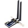 Correa Adattatore Wireless PCI-e Dual Band da 1200 Mbps Scheda WLAN WiFi 802.11ac per Desktop Supporta PCI Express per Desktop Supporta Win7/8/10/11