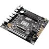HKUXZR Scheda madre NAS AMD Ryzen 7 8845HS, Firewall VPN Router DIY 2xSFF-8643, 4 porte i226-V 2.5GbE LAN, 2xDDR5, 2*M.2 NVMe PCIE X16, 9*SATA3.0, HDMI2.0 DP USB4 Type-C, ITX 17x17x17 CM