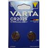 VARTA Pila a bottone al litio Professional Electronics, CR2025, quantità: 2 pezzi