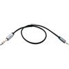 System-S Cavo audio jack 50 cm 6,35 mm 2 pin maschio a 3,5 mm 3 pin maschio AUX adattatore