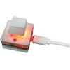Diogeynu Tastierino numerico USB con un pulsante di programmazione macro rosso/verde/tè/bianco pratico