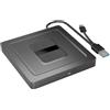 Xnuiasqe 2 in 1 unità Bluray Esterna USB3.0 Tipo C Portatile CD Dvd BD Writer Masterizzatore Lettore Lettore unità Ottica per PC Laptop