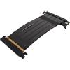 Pissente Cavo Riser GPU PCIE 4.0 X16, Cavo Riser PCIE 4.0 Ad Alta velocità Cavo di Prolunga GPU Flessibile a Doppia Faccia da 180 Gradi per RTX 4090 7900 XT (BLACK)