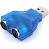 KALEA-INFORMATIQUE Adattatore USB PS/2 per collegare una tastiera e un mouse PS2 a una porta USB