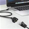 A2ZWORLD Prolunga Cavo Ethernet da 0.6 metri, Supporta MAX 1Gbps, Consgliabile con Cat 5E e Cat 6, Banda Max 250Mhz, Presa di rete RJ45 Maschio e Femmina